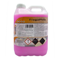 Detergente líquido neutro Fregapink de la marca josben en formato de 5 litros