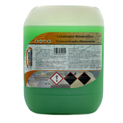 Detergente líquido neutro concentrado con bioalcohol y aroma a Manzana de la marca josben en formato de 5 litros.