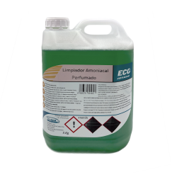 Detergente líquido neutro amoniacal perfumado de la marca josben en formato de 5 litros.