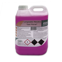 Detergente líquido neutro floral de la marca eco josben en formato de 5 litros