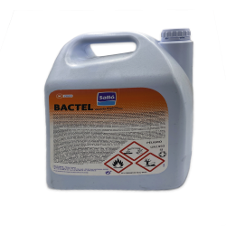 Desengrasante y desinfectante Bactel de la marca Salló en formato de 5 litros.