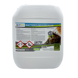 Detergente Alcalino Opc Green Baterclor S100 Plus de la marca Global Clean en formato de 24 kilos.